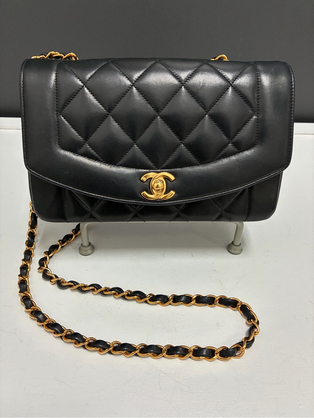Chanel Diana Medium Flap Lambskin Bag from 1997